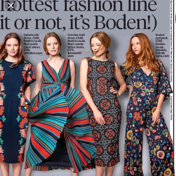 Boden Dresses & Skirts - BODEN ICON MARGOT MIDI DRESS LIMITED EDITION US 2
